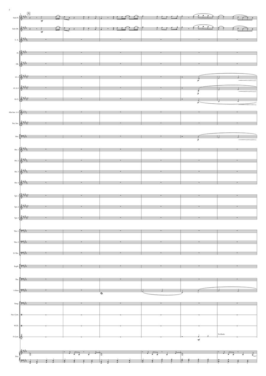 If Only by Andrea Bocelli Concert Band - Digital Sheet Music page 2