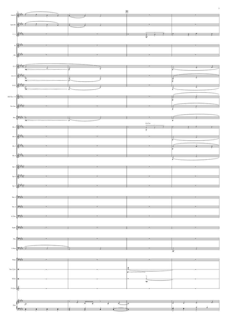 If Only by Andrea Bocelli Concert Band - Digital Sheet Music page 3