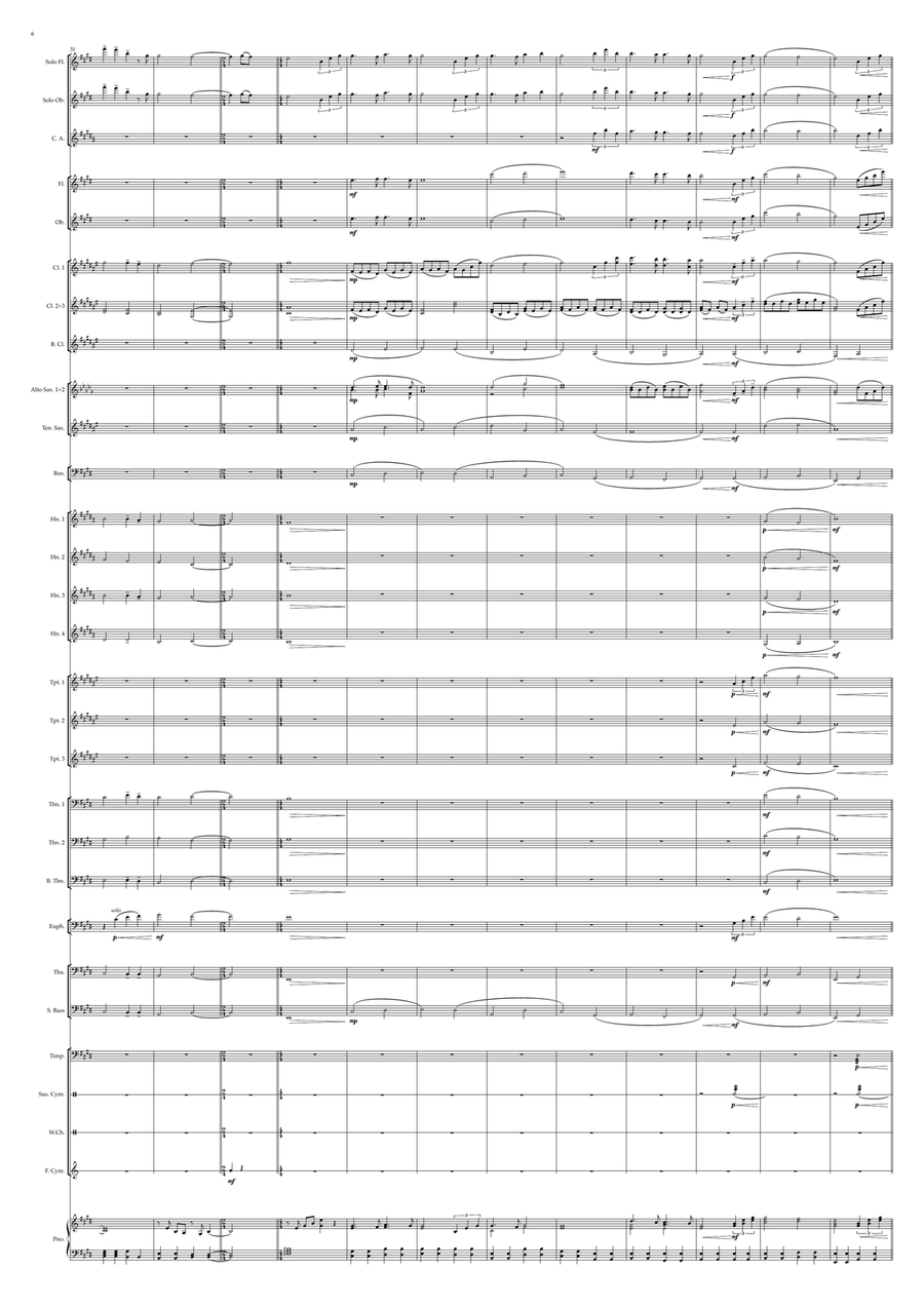 If Only by Andrea Bocelli Concert Band - Digital Sheet Music page 6