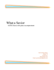 Choral - What a Savior (Man of Sorrows hymn) for SATB choir
