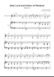 Dear Lord and Father of Mankind (Repton) - Trumpet with Piano in Ab Easy with Chords and Lyrics