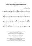 Dear Lord and Father of Mankind (Repton) - Cello in F Easy with Chords and Lyrics