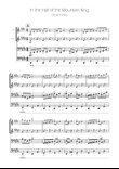 In the Hall of the Mountain King - Flute and Clarinet Duet w/ Piano
