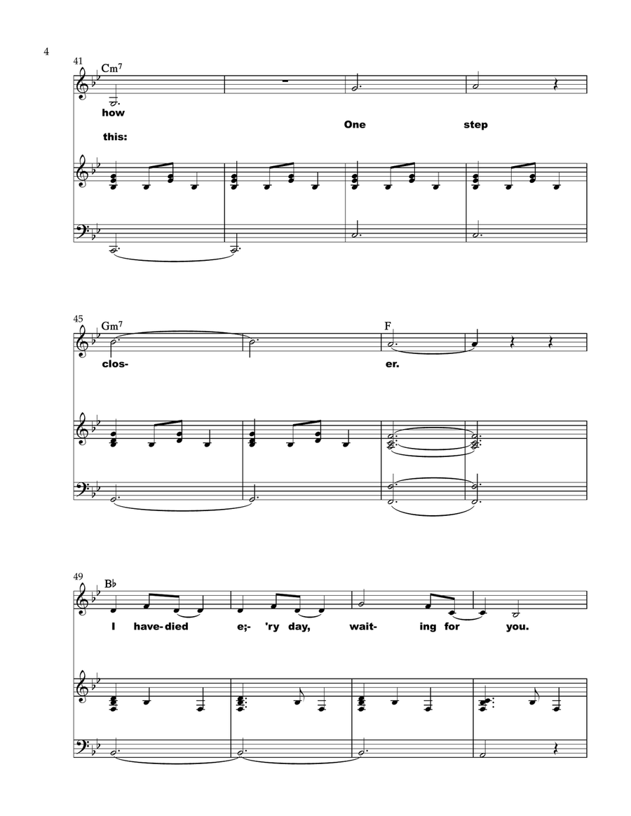 A Thousand Years by Christina Perri Piano, Vocal - Digital Sheet Music page 4