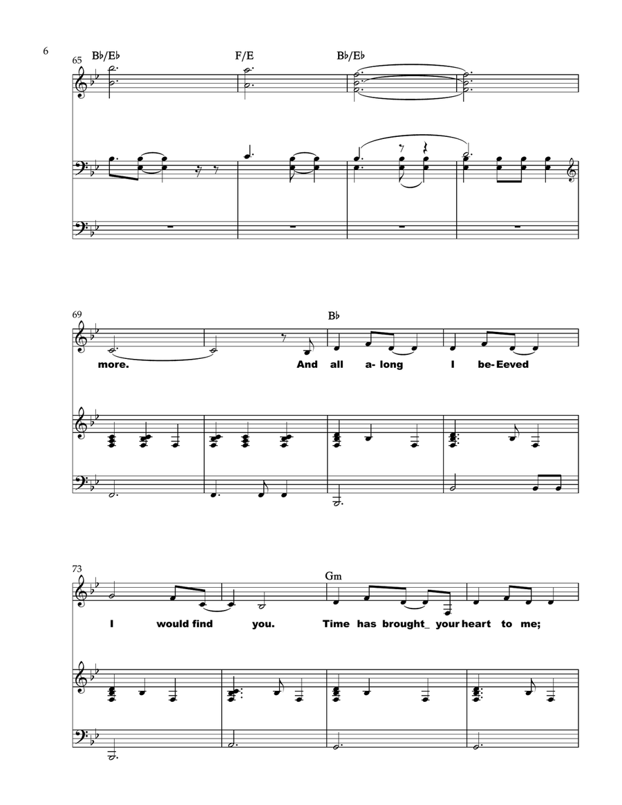 A Thousand Years by Christina Perri Piano, Vocal - Digital Sheet Music page 6