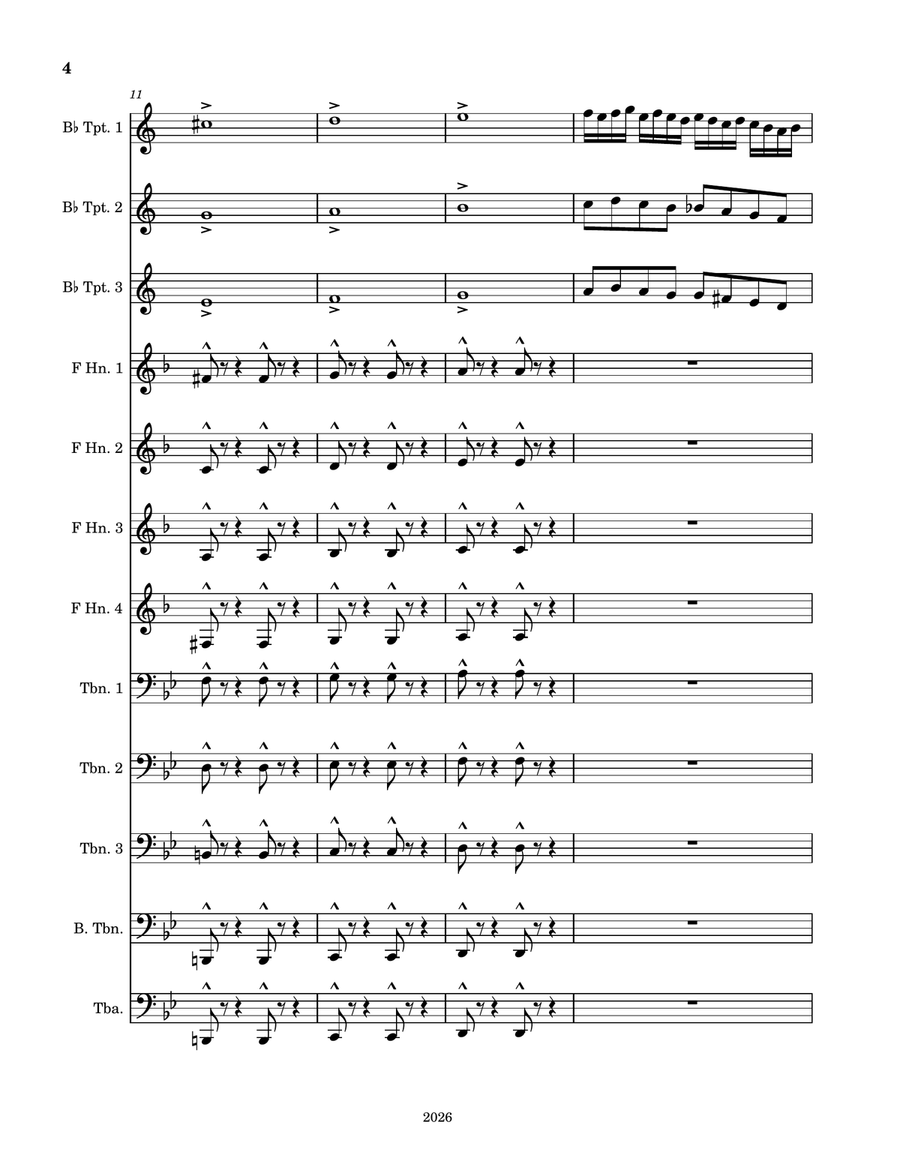 The Human Spirit by Eric Bingham-Kumpf Brass Ensemble - Digital Sheet Music page 4
