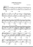I Will Remember (Piano Version)