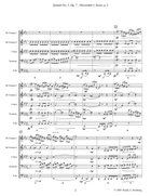 Quintet No. 3 Op. 7 - Movement I Brass Ensemble scores gallery preview page 4