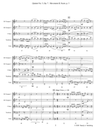 Quintet No. 3 Op. 7 - Movement II Brass Ensemble scores gallery preview page 5