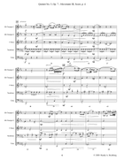 Quintet No. 3 Op. 7 - Movement III Brass Ensemble scores gallery preview page 6