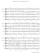 Quintet No. 3 Op. 7 - Movement IV Brass Ensemble scores gallery preview page 5