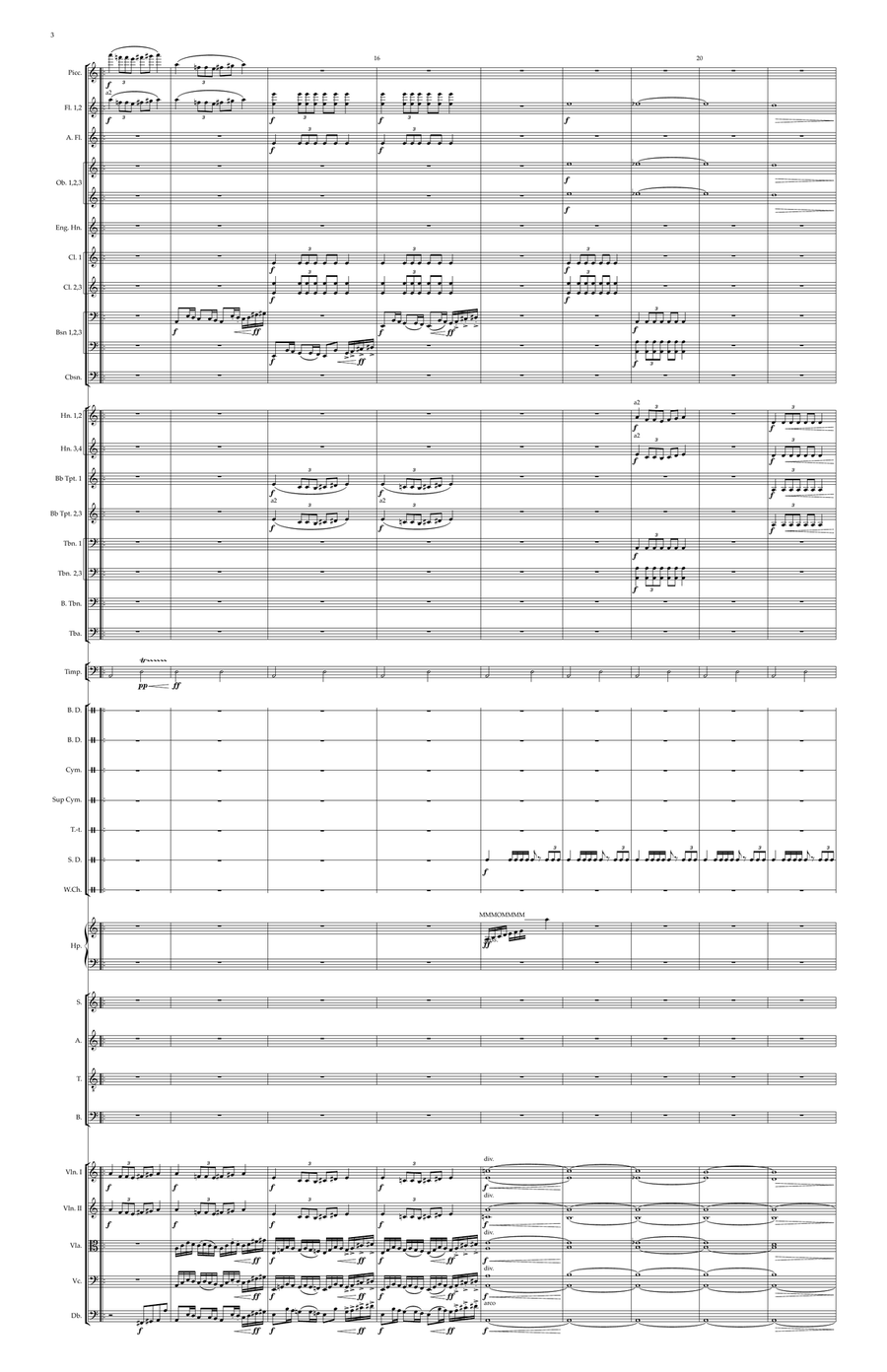 Symphony No. 4 in A Minor by Dubiell De Zarraga Lago Full Orchestra - Digital Sheet Music page 6