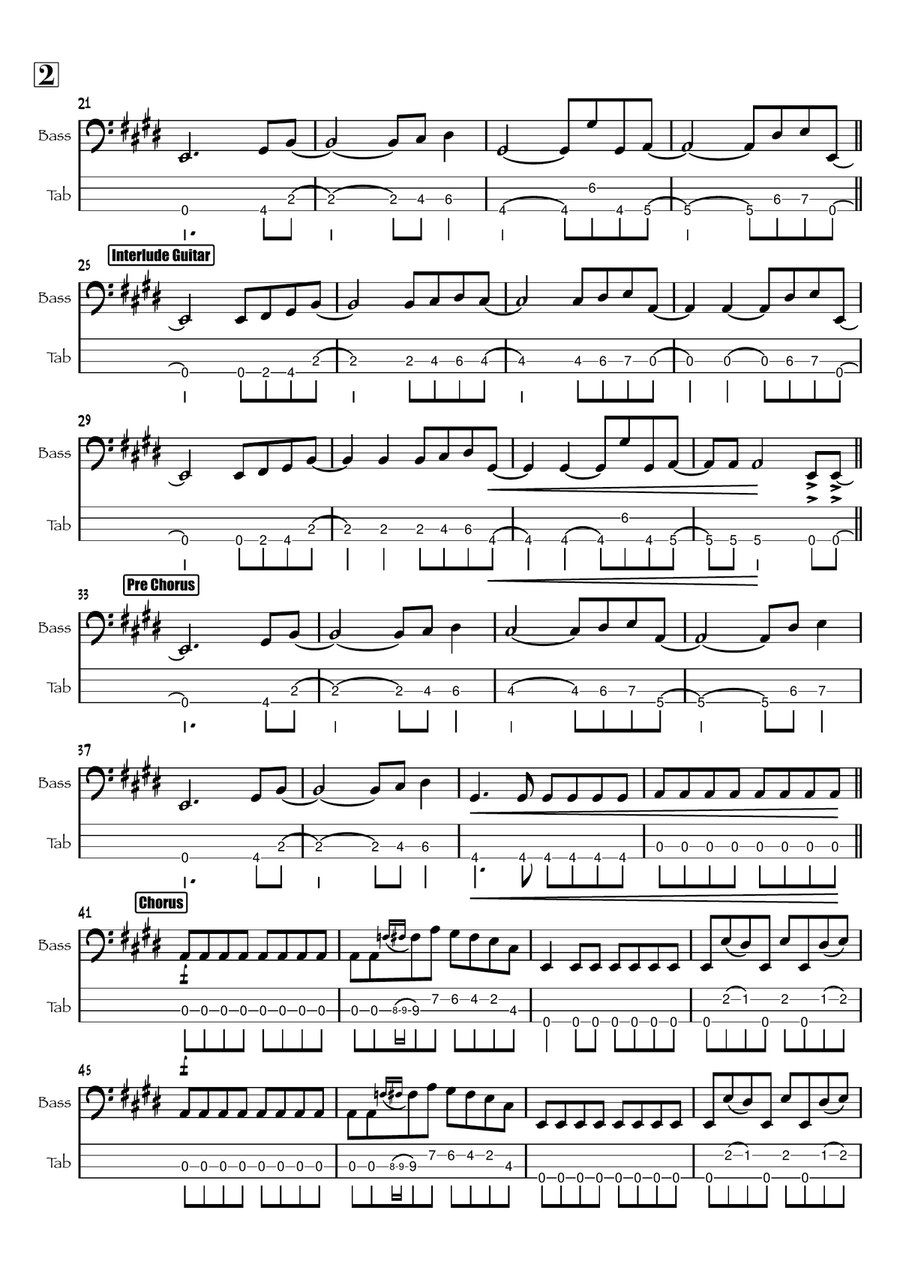 Don't Stop Believin' by Journey Acoustic Guitar - Digital Sheet Music page 2