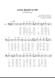 Lord, Speak to Me (Canonbury) - Cello in F Easy with Chords and Lyrics
