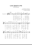 Lord, Speak to Me (Canonbury) - Trumpet in F Easy with Chords and Lyrics