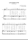 Lord, Speak to Me (Canonbury) - Voice with Piano in F Easy with Chords and Lyrics
