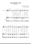 Lord, Speak to Me (Canonbury) - Trumpet with Piano in F Easy with Chords and Lyrics