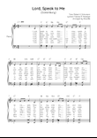 Lord, Speak to Me (Canonbury) - Piano in F Easy with Chords and Lyrics