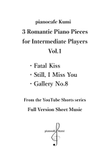 3 Romantic Piano Pieces for Intermediate Players, Vol. 1