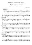 9 Triplet Exercises for Oboe
