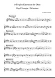 9 Triplet Exercises for Oboe