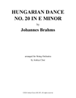Hungarian Dance No. 20 in E Minor