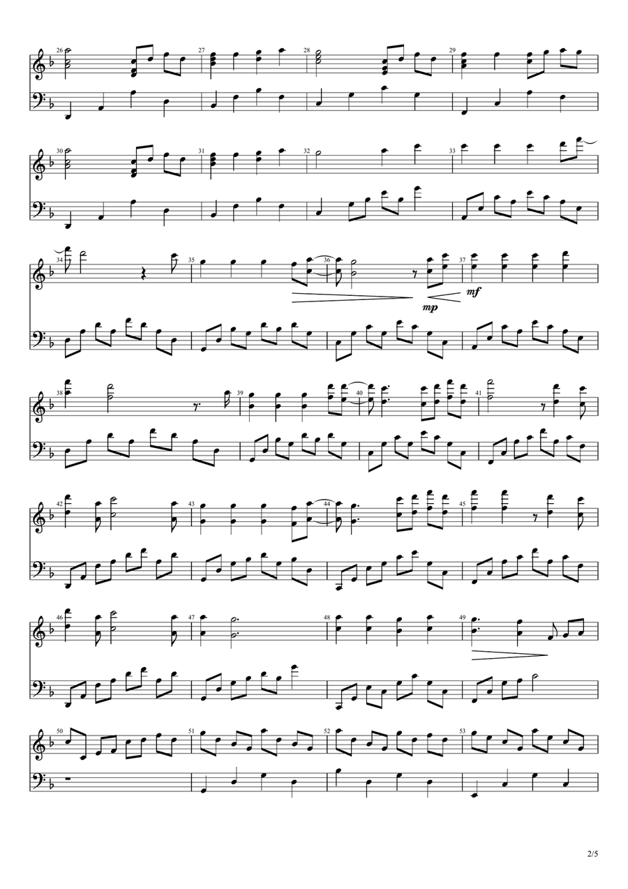 Take Me To Your Heart Piano Solo - Digital Sheet Music page 2