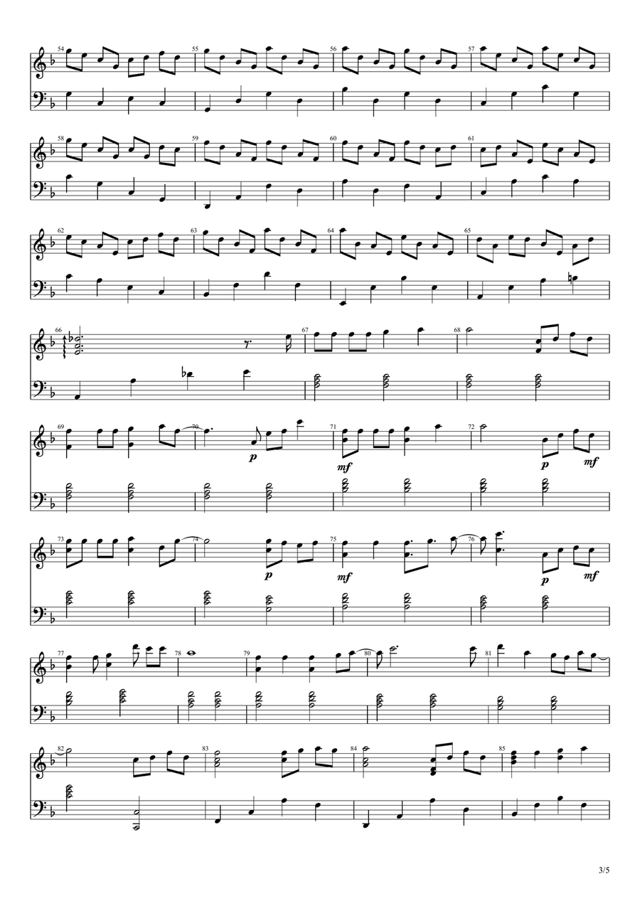 Take Me To Your Heart Piano Solo - Digital Sheet Music page 3