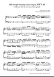 Bach - Choral: Der du bist dem Vater gleich from Cantata BWV 36