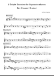 9 Triplet Exercises for Sopranino shawm