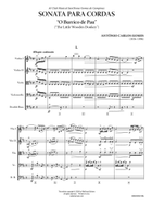 Sonata para Cordas “O Burrico de Pau” String Orchestra scores gallery preview page 5