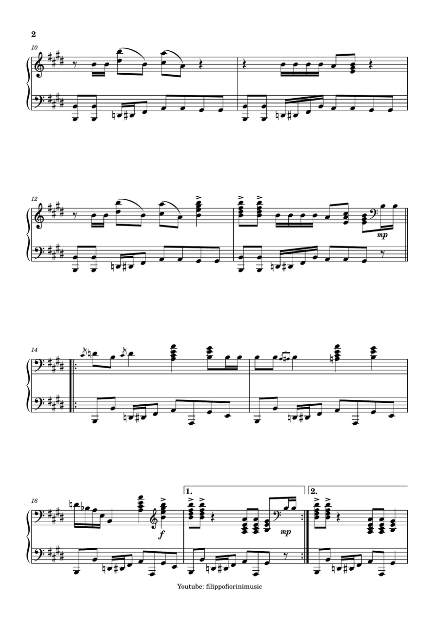 Ghostbusters by Ray Parker Jr. Piano Solo - Digital Sheet Music page 2