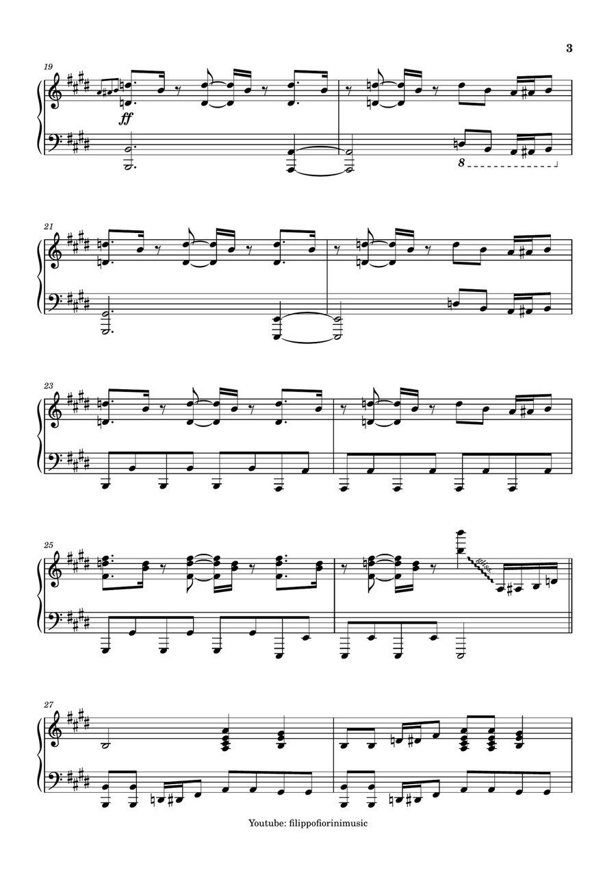 Ghostbusters by Ray Parker Jr. Piano Solo - Digital Sheet Music page 3