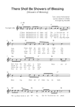 There Shall Be Showers of Blessing - Trumpet in Ab Easy with Chords and Lyrics