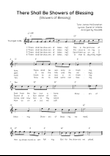 There Shall Be Showers of Blessing - Trumpet in Bb Easy with Chords and Lyrics