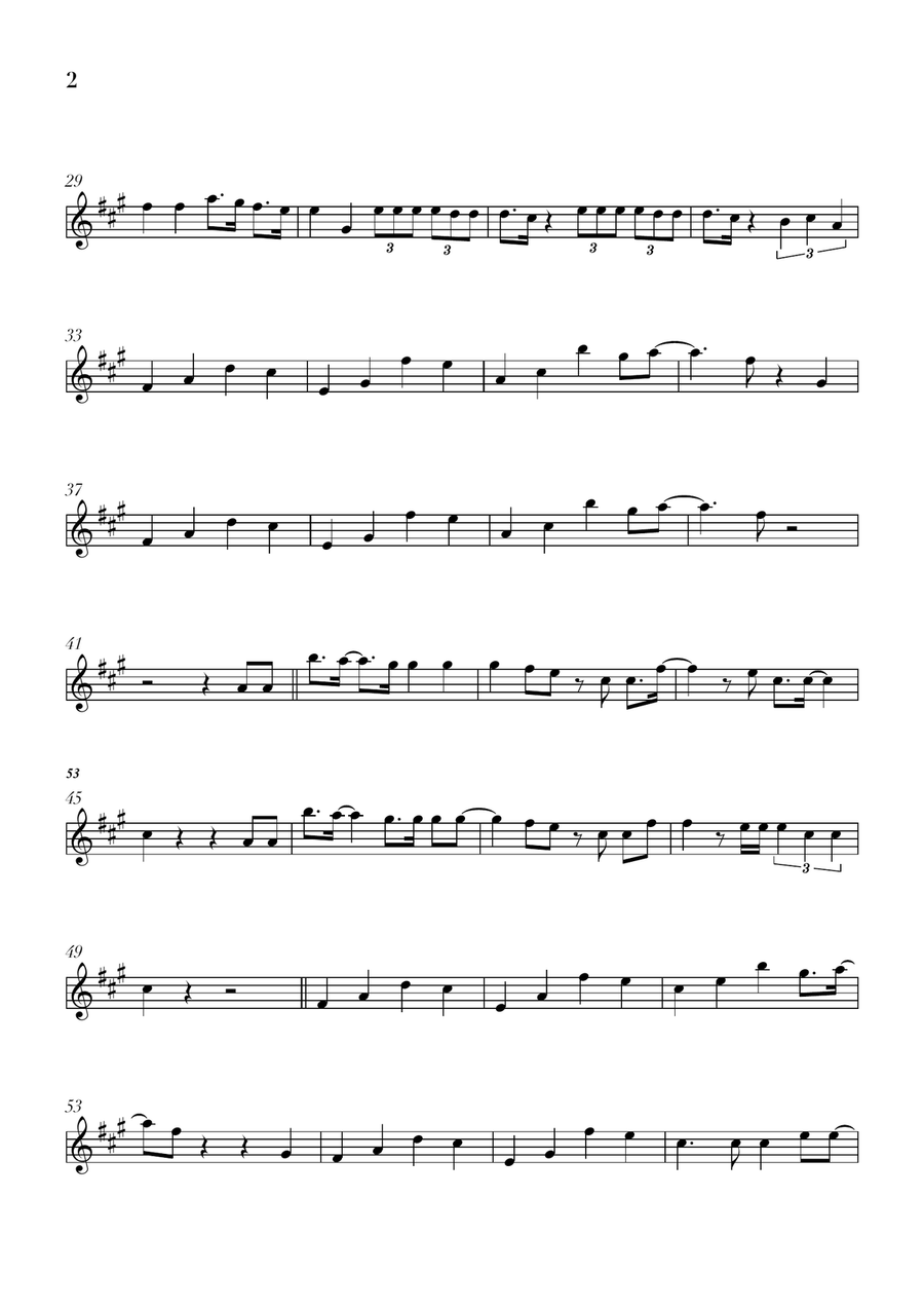 Golden Trumpet Solo - Digital Sheet Music page 2