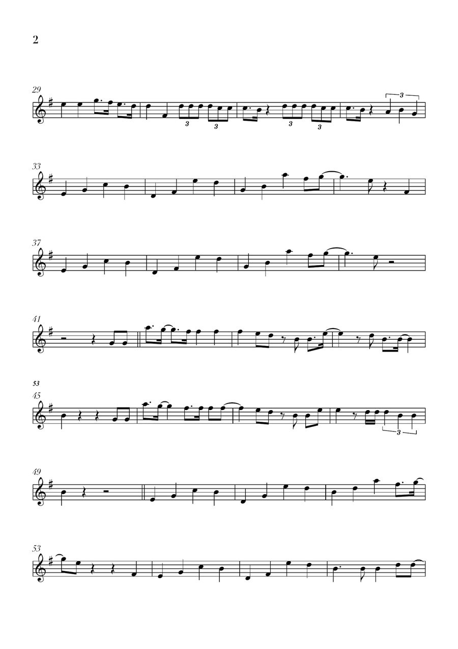 Golden Violin Solo - Digital Sheet Music page 2