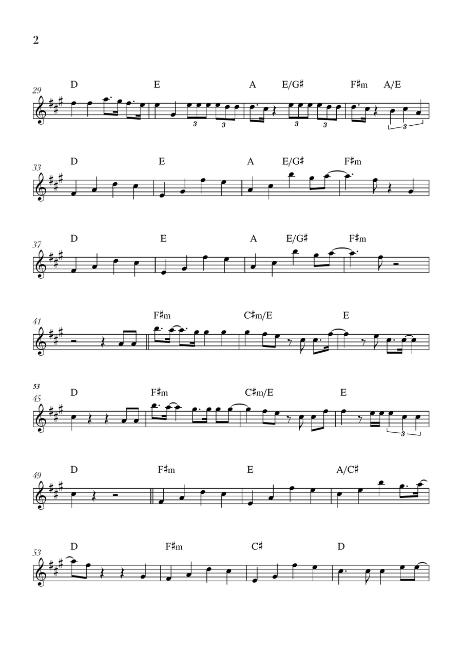 Golden Trumpet Solo - Digital Sheet Music page 2