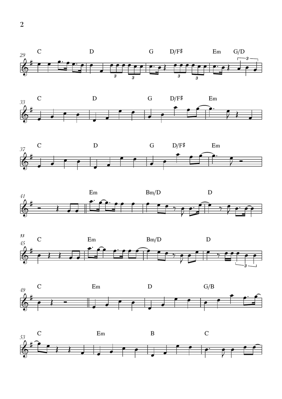 Golden Violin Solo - Digital Sheet Music page 2