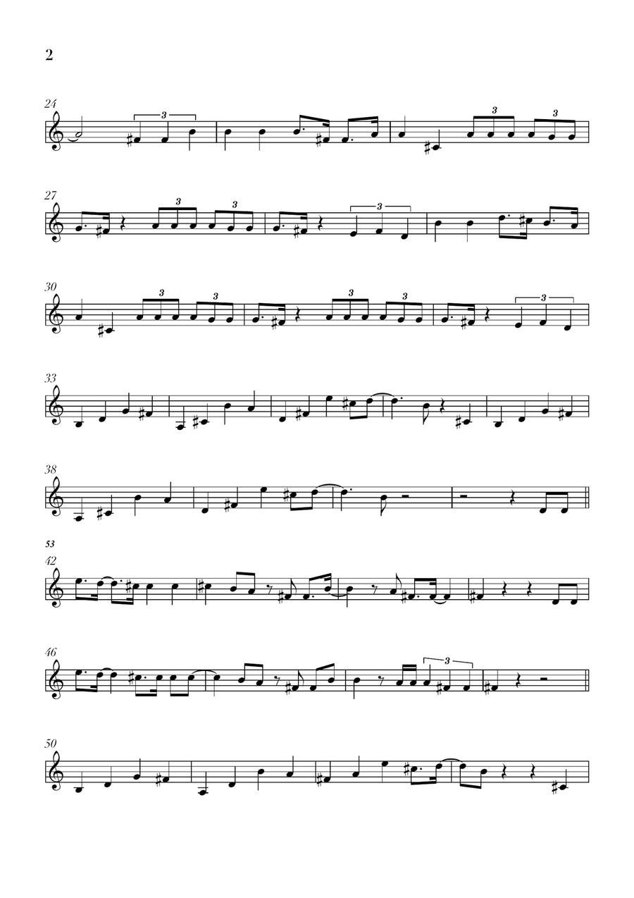 Golden Horn Solo - Digital Sheet Music page 2