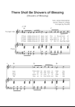 There Shall Be Showers of Blessing - Trumpet with Piano in Ab Easy with Chords and Lyrics