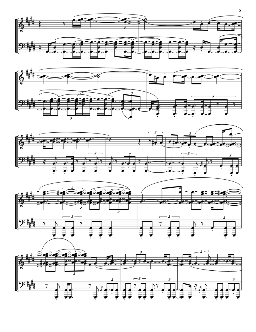 You Should See Me In A Crown by Billie Eilish Piano Solo - Digital Sheet Music page 5