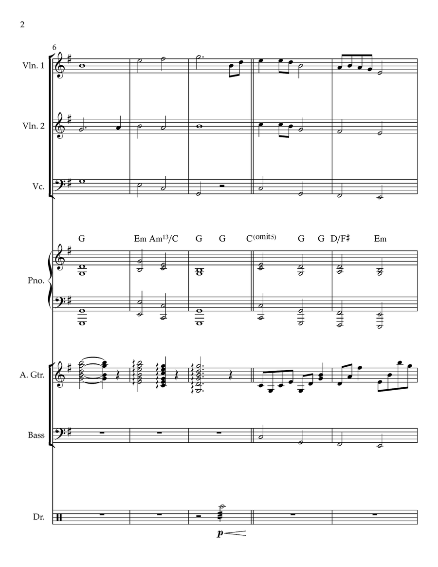 Bless The Lord Chamber Orchestra - Digital Sheet Music page 2