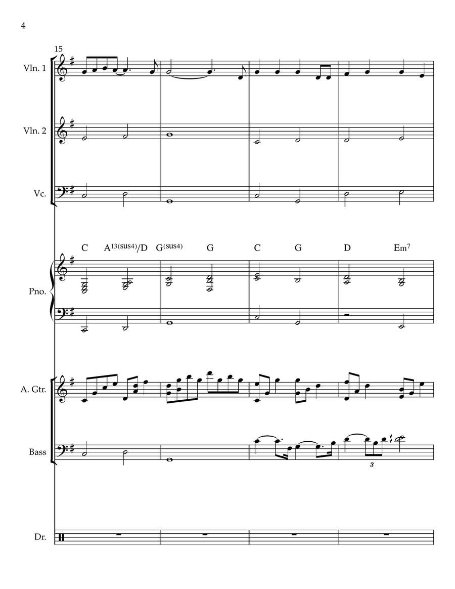 Bless The Lord Chamber Orchestra - Digital Sheet Music page 4