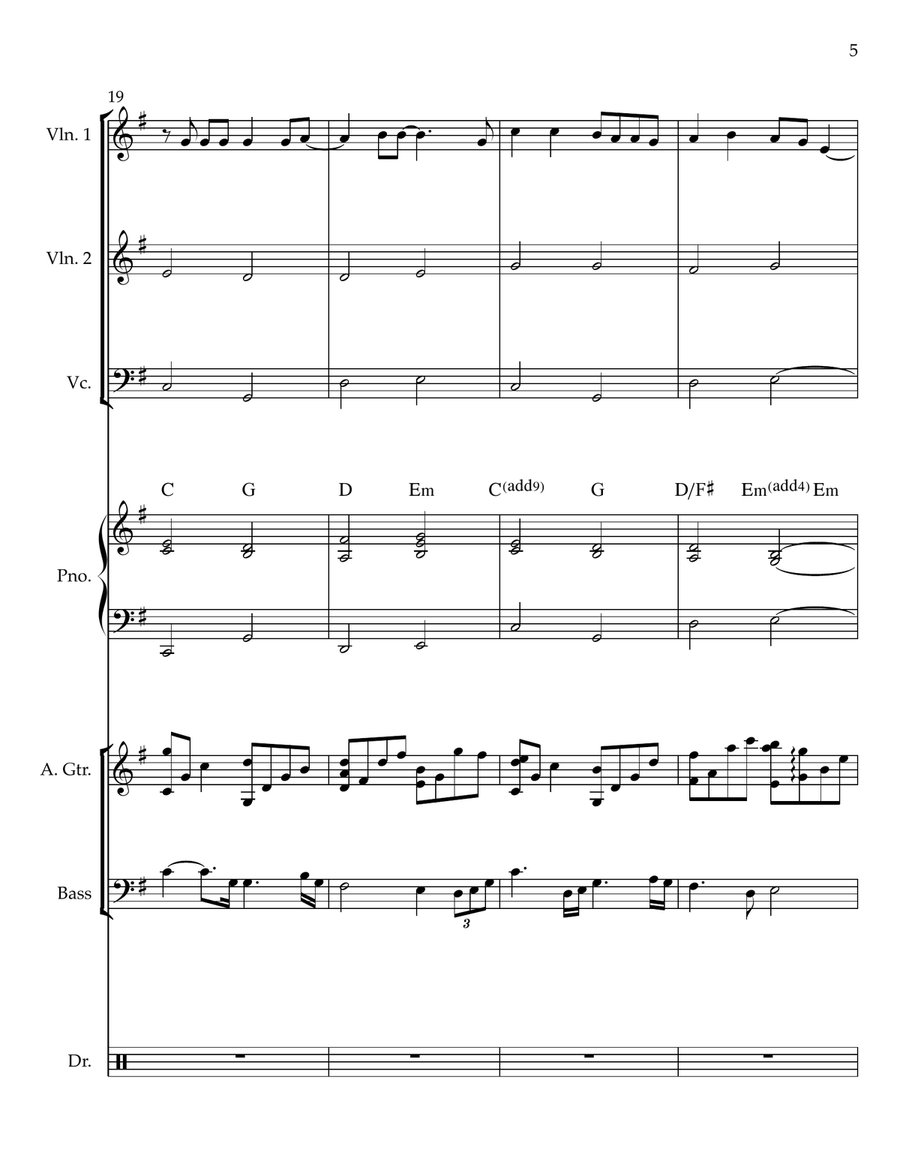 Bless The Lord Chamber Orchestra - Digital Sheet Music page 5