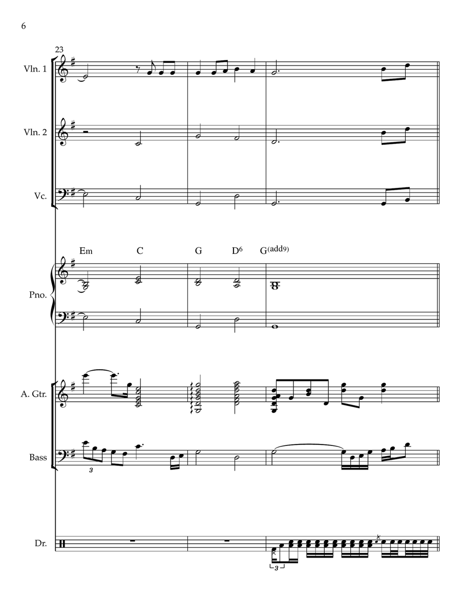 Bless The Lord Chamber Orchestra - Digital Sheet Music page 6