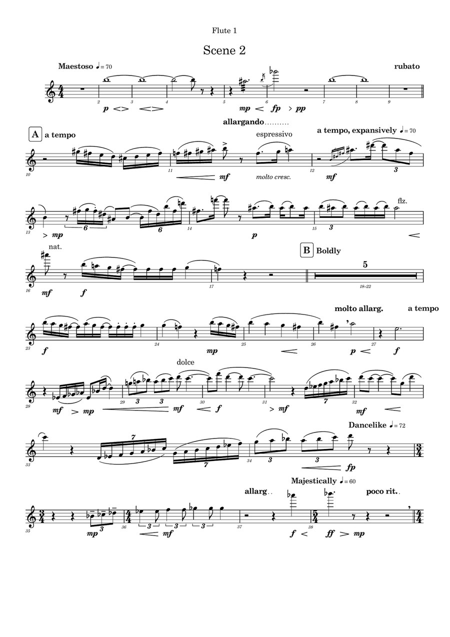 Five Scenes for Orchestra - All Parts Full Orchestra - Digital Sheet Music page 2