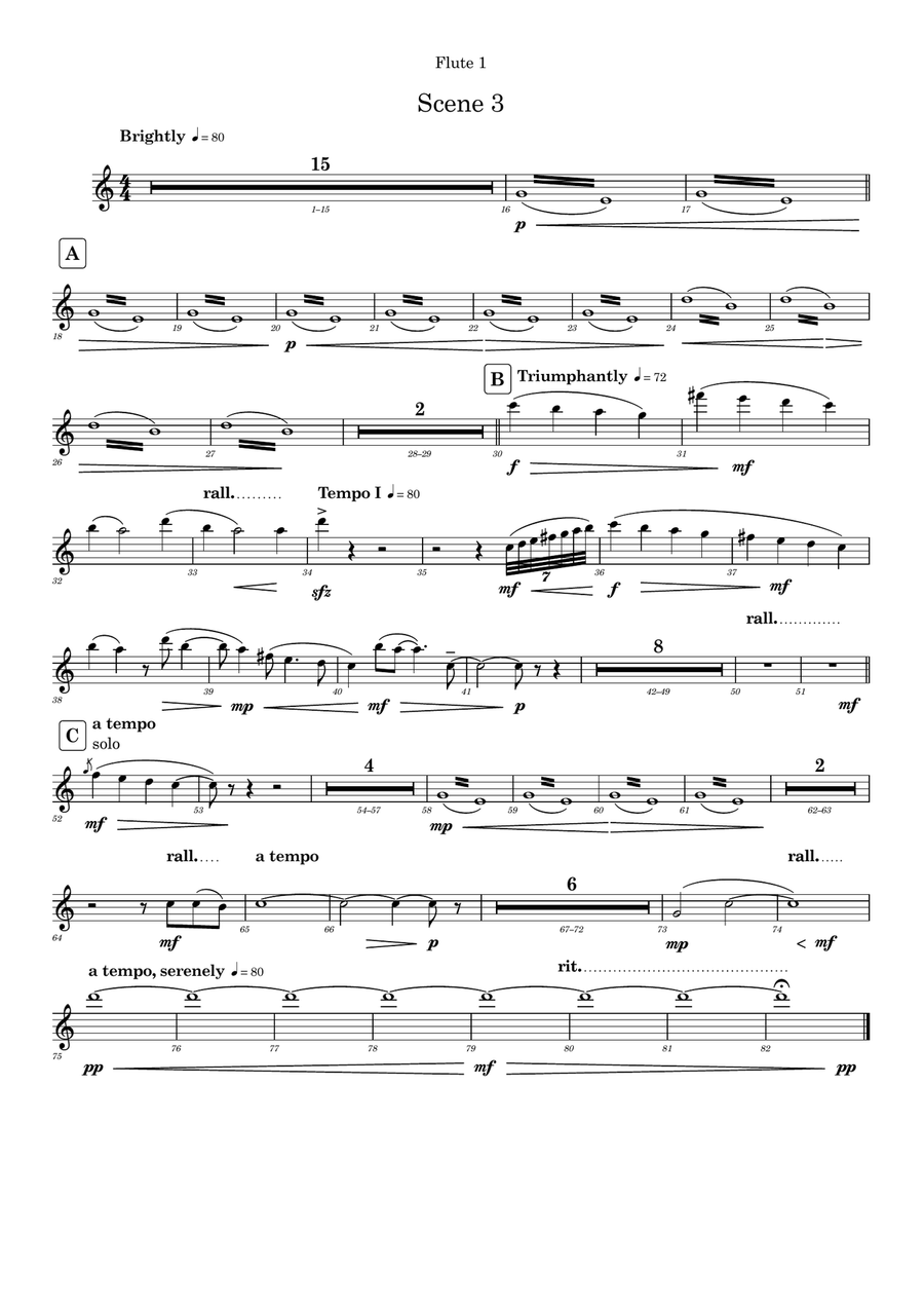 Five Scenes for Orchestra - All Parts Full Orchestra - Digital Sheet Music page 4