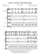 Can't Stop The Feeling! Percussion Ensemble scores gallery preview page 3