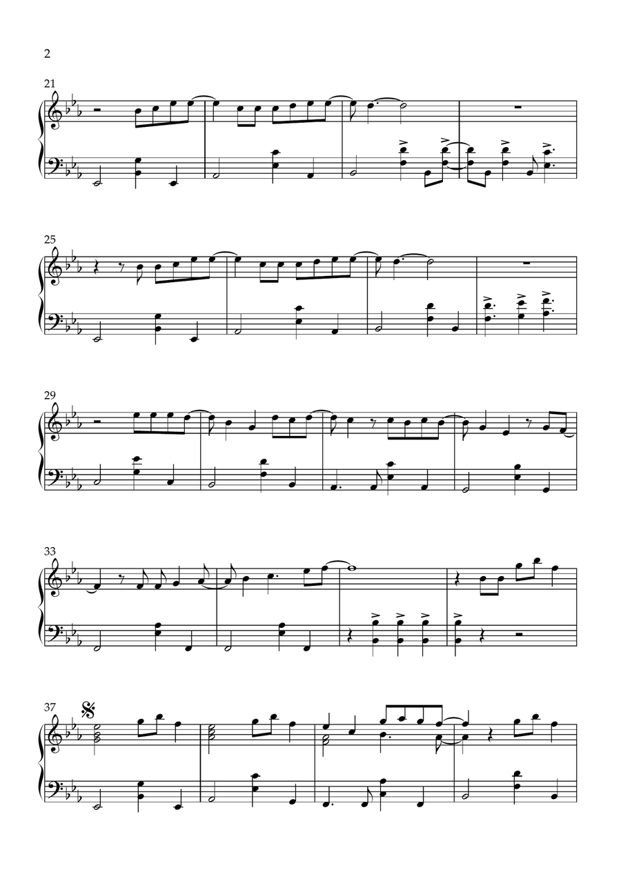 Bad Day by Daniel Powter Piano Solo - Digital Sheet Music page 2